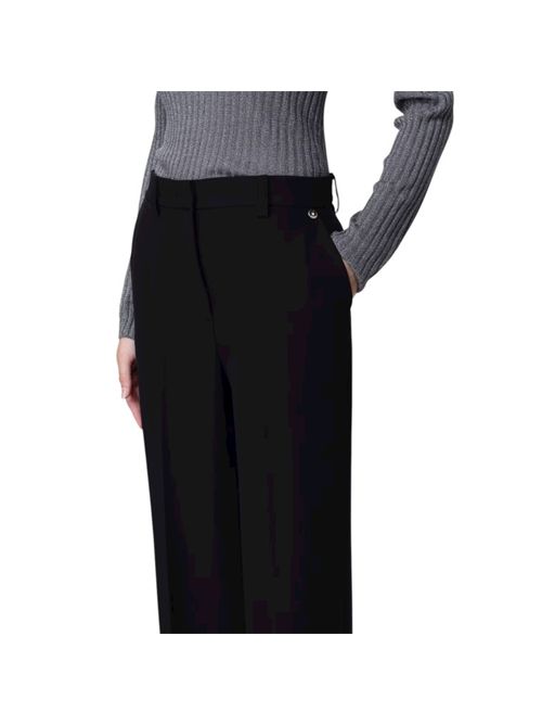 Pantaloni palazzo neri LIU JO | CF5418T2200/22222